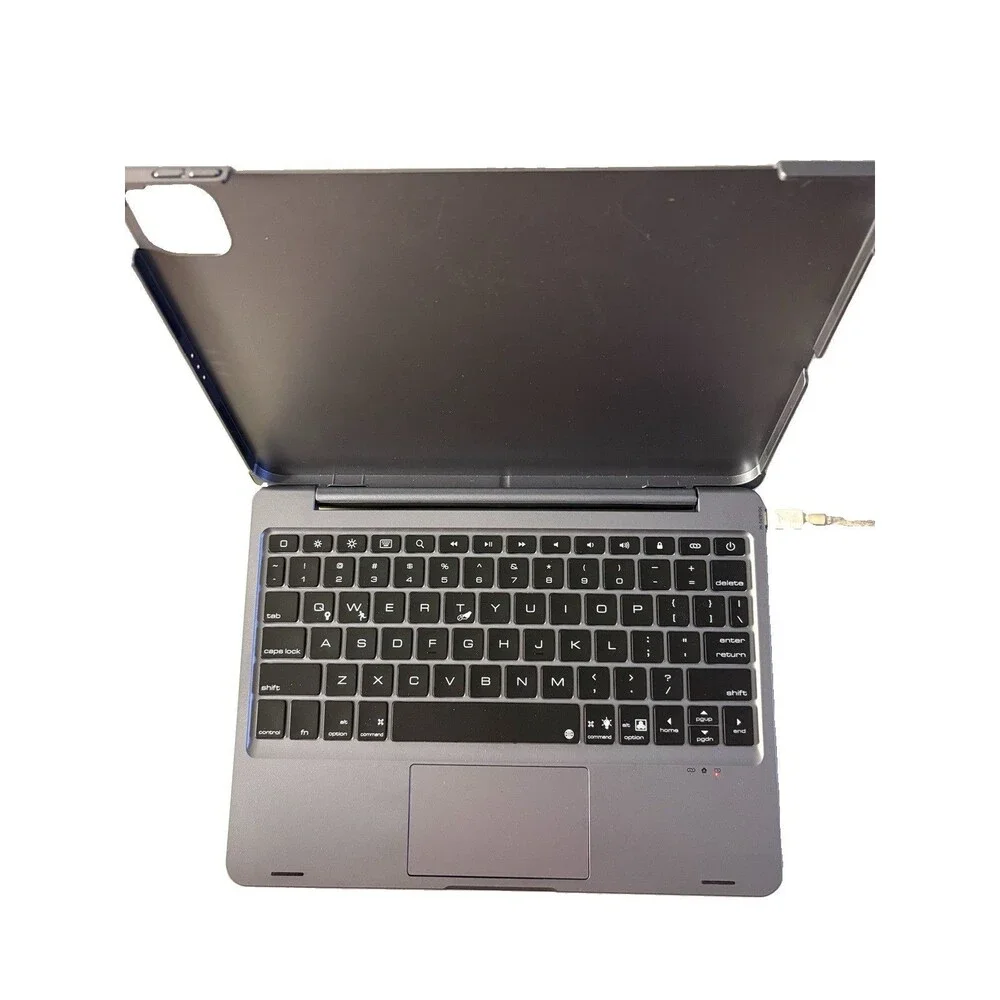 doqo Magnetic Keyboard Case for iPad Pro 12.9” Gray EUC